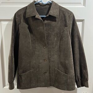 Vintage Suede Abe Schrader Jacket Size Large